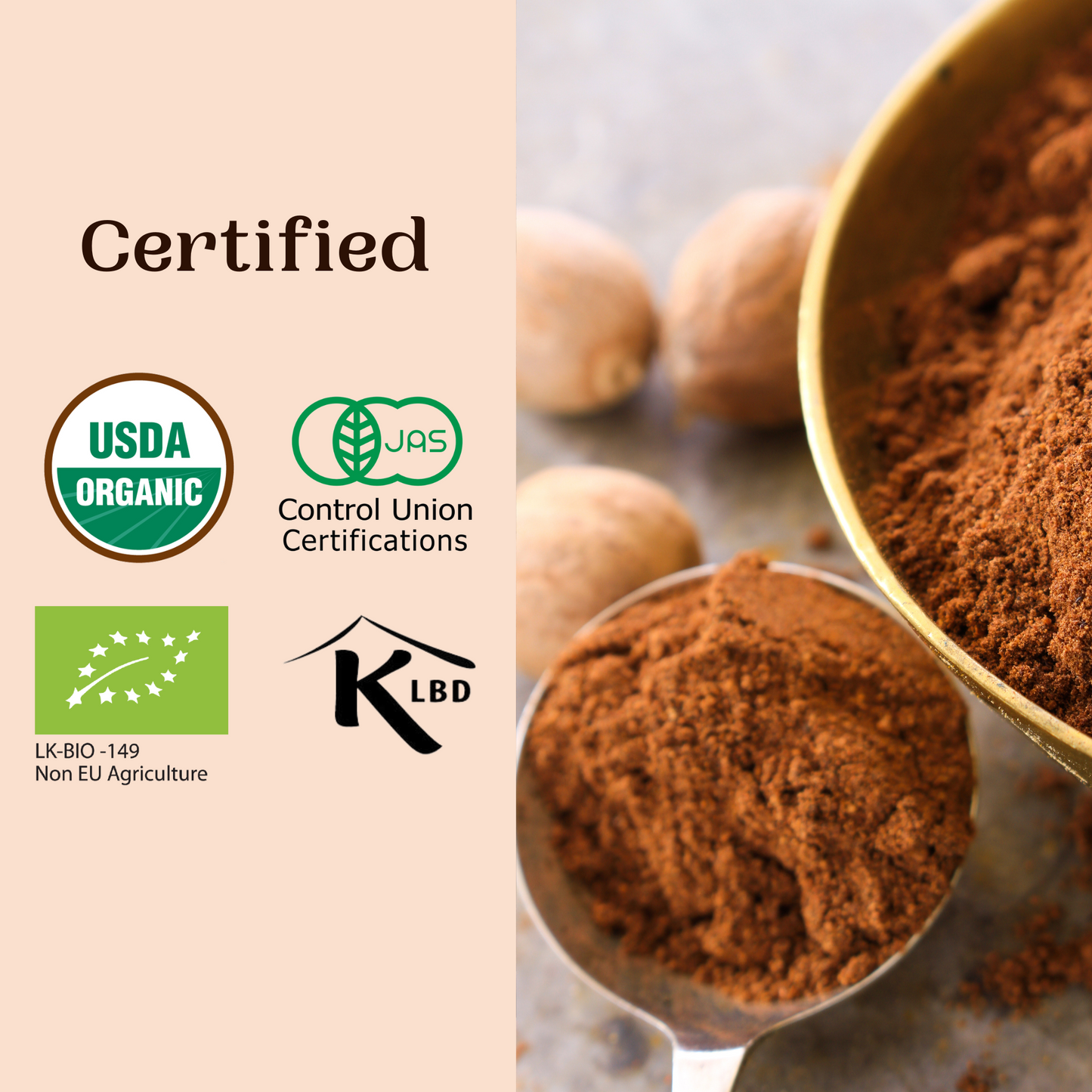 Organic Nutmeg Powder