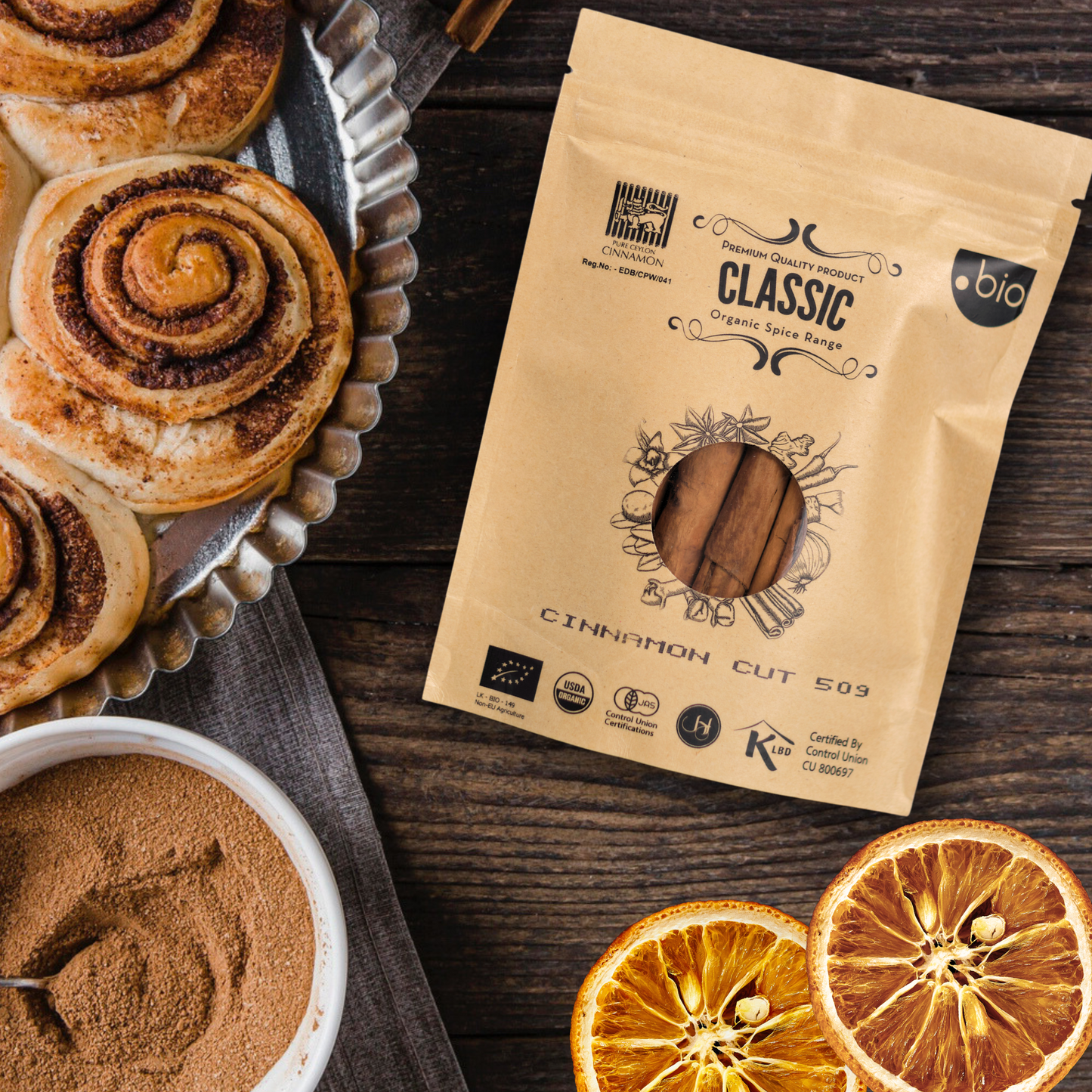 Organic True Ceylon Cinnamon Sticks
