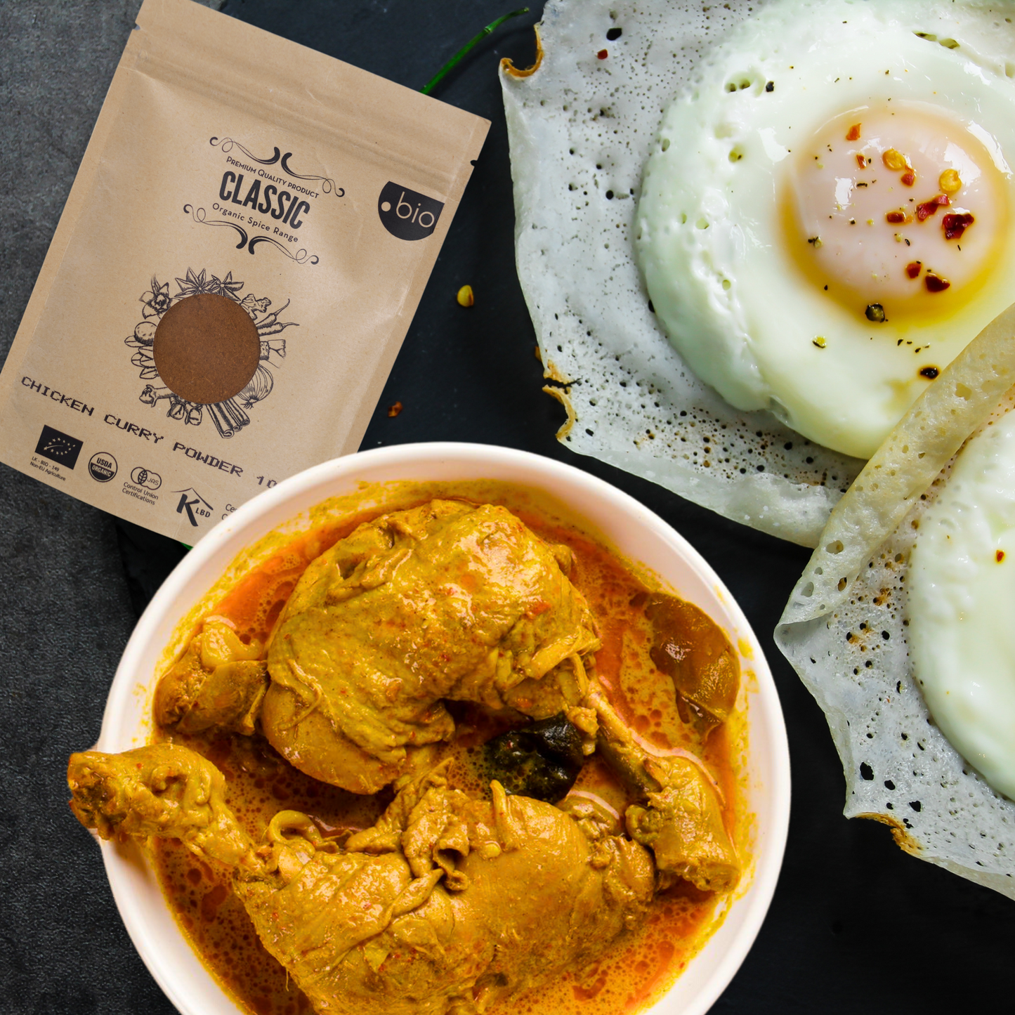 Organic Chicken Curry Powder (Sri Lankan Authentic Recipe)