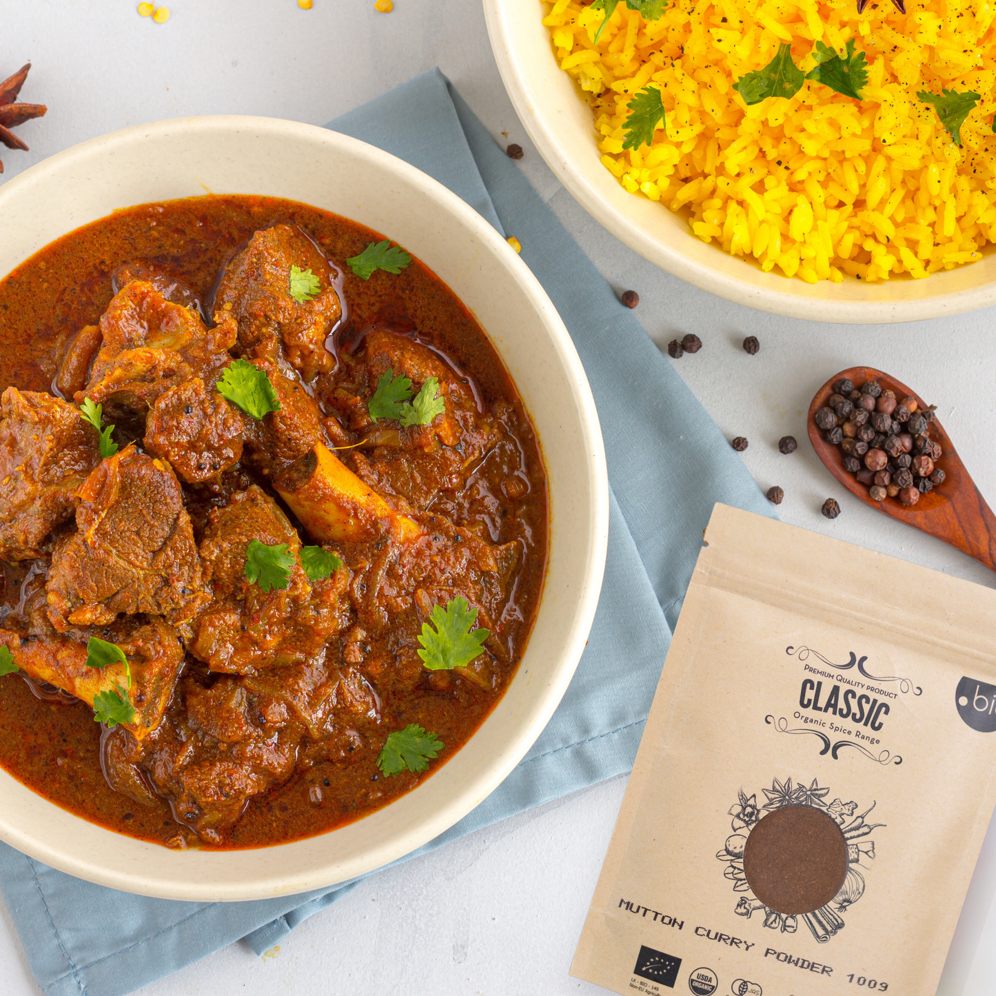 Organic Mutton Curry Powder (Sri Lankan Authentic Recipe)