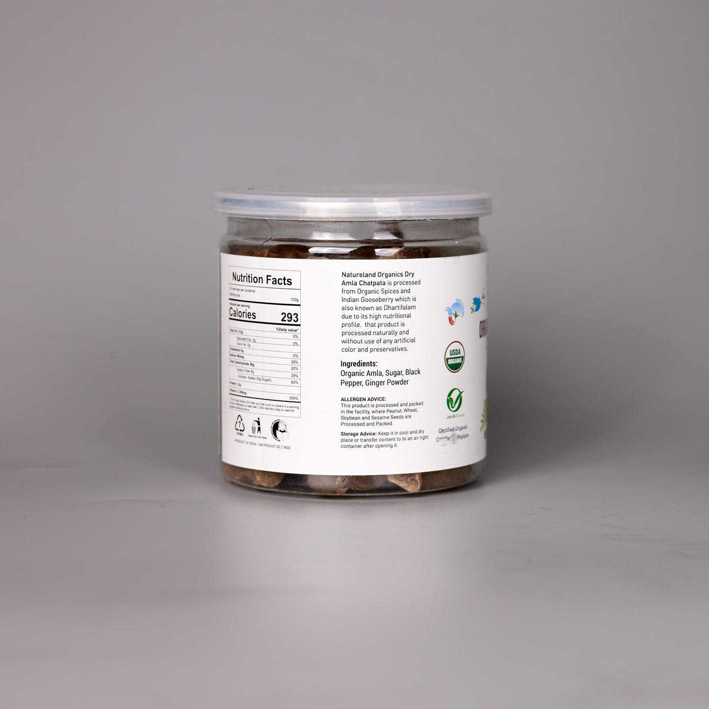 Organic Amla Candy - Chatpata - 250g
