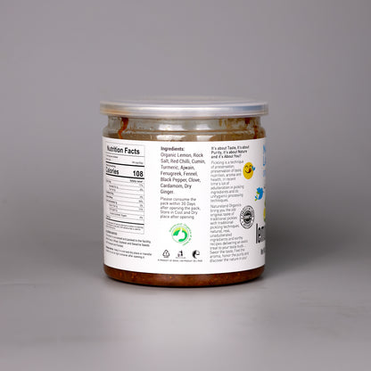Organic Lemon Pickle - 350ml