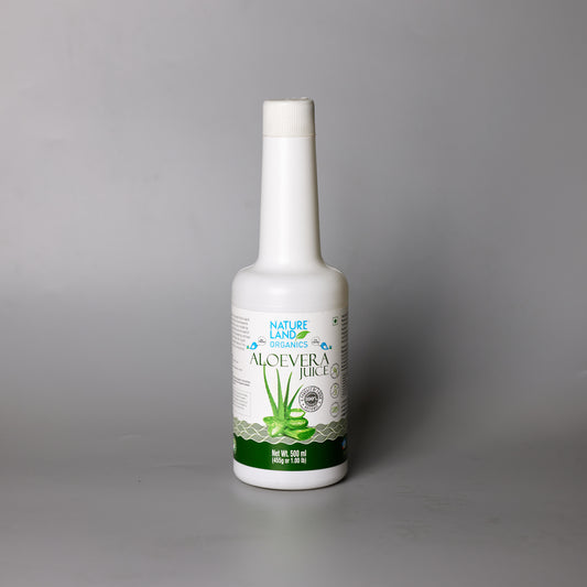 Organic Aloevera Juice - 500ml- Makes 5 Drinks