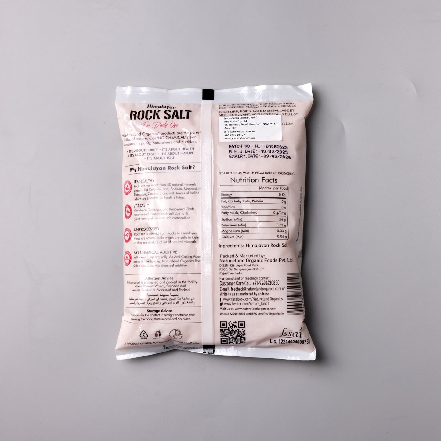 Himalayan Pink Rock Salt - 1kg